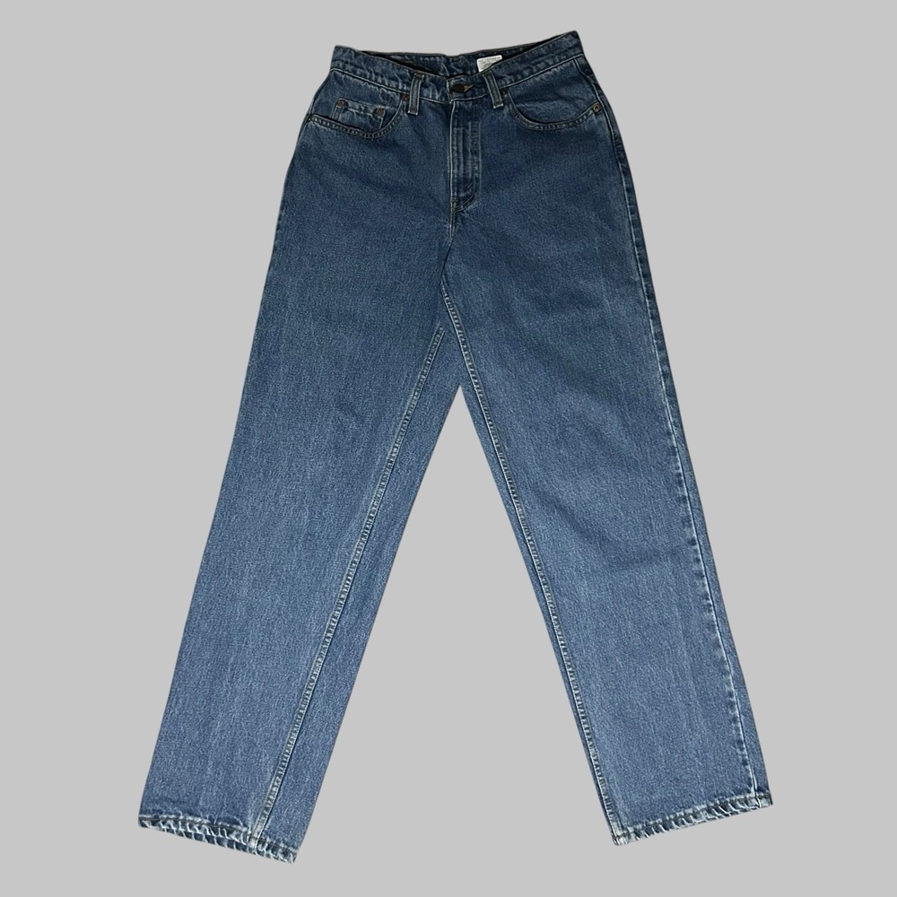 Vtg 90's Levis Men's 29x34 Light Wash 535 Euro Fit Straight Leg Denim Jeans